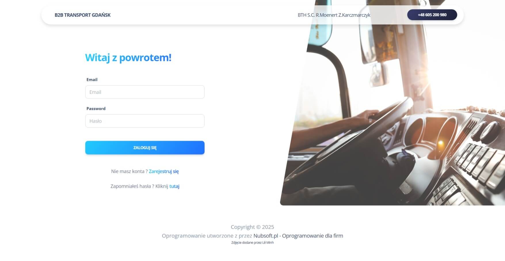 Projekt strony internetowej Projekty B2B